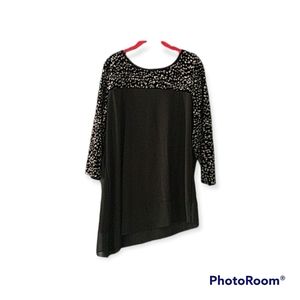 Notations black blouse